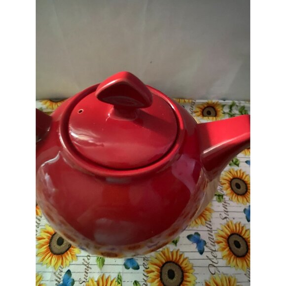 Chantal Tea for Four Red teapot with lid 2006 - Picture 4 of 8